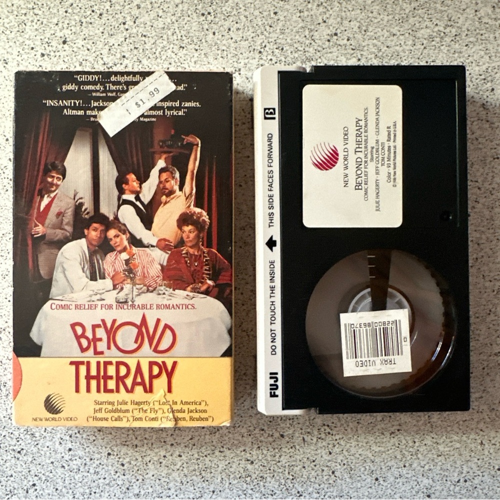 Vintage Beyond Therapy NOT VHS (Beta 1987)